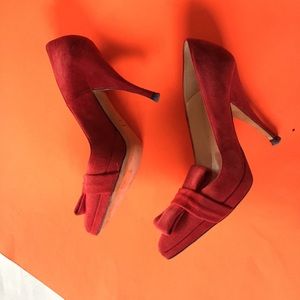 Katia Lombardo red suede